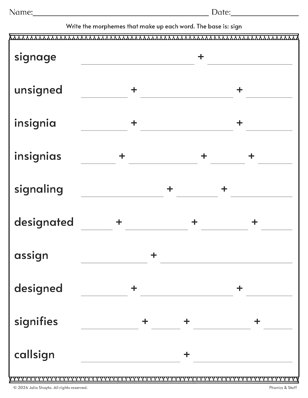 Word Sums Worksheets